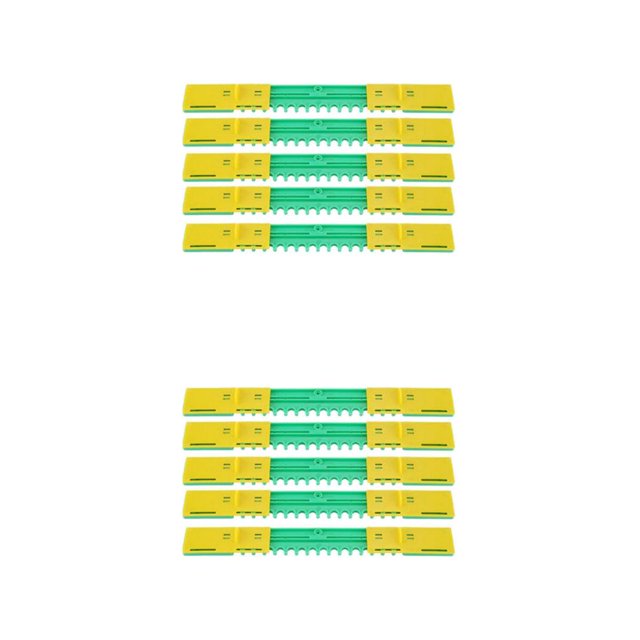 relayinert Ensemble de 5 Ruches en Plastique Entrée Voyage Offre Élevage Porte Nid Apiculteur 37.5cm 2Set