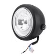 thumbnail image 3 of Grill Headlight, 6.5" Motorcycle Headlight LED Headlamp Grill Side Mount Cover With Bracket for Cafe Racer, 3 of 7