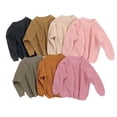 thumbnail image 3 of Toddler Baby Girls Loose Long Sleeve Knit Sweaters Warm Pullover Top Fall Winter Clothes Outfits, 3 of 3