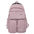 thumbnail image 1 of Sac à Dos Décontracté pour Étudiant, Sacs d'École Mode, Grande Capacité pour les Vacances (Rouge), 1 of 10