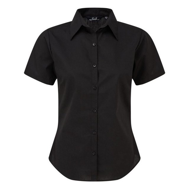 Premier Blouse en Popeline à Manches Courtes / Chemise de Travail Unie