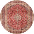 thumbnail image 1 of Ahgly Company Tapis d'Intérieur Ronds Médaillon Rouge Traditionnel, Rond de 3', 1 of 6