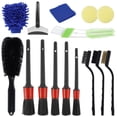 thumbnail image 3 of Ensemble de 15 Brosses de Beauté pour Voiture pour Nettoyer les Roues Ensemble de Brosses de Nettoyage pour Logo du Moteur Outil Multi-Fonction pour Réparation de Voiture, 3 of 9