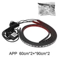 thumbnail image 2 of EGNMCR Car Chassis Flexible RGB LED Strip Lights (4PCS) Light strip, 2 of 2