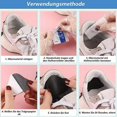 thumbnail image 1 of 16 Pieces Microfiber Shoes Heal Repair Patch Professional Self-adhesive Professional Universal Solid Color Sneaker Repairing Plate Tap Accessories Red, 1 of 1