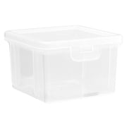 yulier Food Storage Containers with Lids, Clear Plastic Food Fresh-Keeping Box Airtight Leak Proof Fruits Butter Cheese Spice Storage Box Kitchen Organizers and Storage