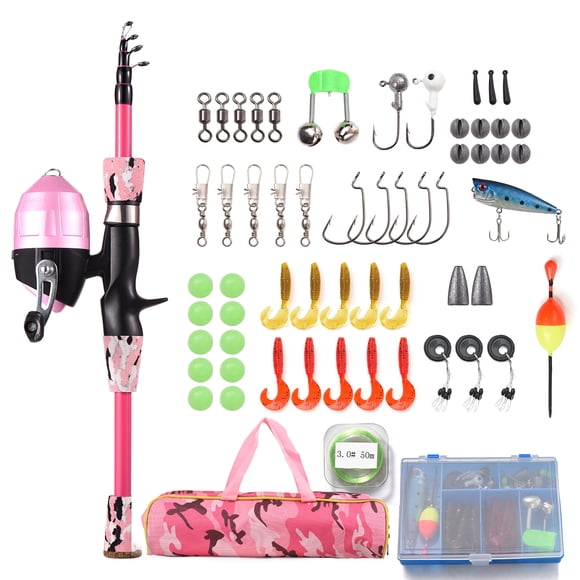 Spinning Rod,Lures Swivels Carry Pole With Reel And Lures Swivels Rod Pole With Rod And Reel Kit 1.2m/1.5m Rod And Reel Combo Huiop Kit 1.2m1.5m Rod Combo Rod Kids Demwa Rod Rod Iuppa