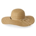 thumbnail image 2 of Time and Tru Women's Straw Floppy Hat, 2 of 2