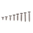 thumbnail image 5 of 200Pcs M3 Stainless Steel Flat Head Screws Kits High Strength Self-Tapping Screws Assortment Set For Wood Furniture, 5 of 5