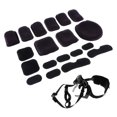 thumbnail image 1 of Almencla Système de Rétention Rapide du Casque MICH + Coussin Intérieur de Protection Antichoc Noir, 1 of 8
