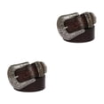 thumbnail image 1 of Ruiboury Embossed Pattern Belt With Fine Craftsmanship For Vintage And Western Looks Long Fashion Embossed Pattern Rivet Belt Small round coffee 105cm 2Set, 1 of 6