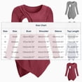 thumbnail image 5 of Long Sleeve Blouse Pregnancy Nursing Top, Maternity Ribbed Long Sleeve with Side Drawstring, Round Neck Blouse Long Sleeve Tops, 5 of 5