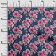 thumbnail image 2 of oneOone Polyester Spandex Blue Fabric Florals Sewing Craft Projects Fabric Prints By Yard 56 Inch Wide, 2 of 4