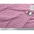 thumbnail image 3 of Soimoi Moss Georgette Fabric Flamingo Bird Fabric Prints By Yard 42 Inch Wide, 3 of 3