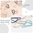 thumbnail image 3 of HONMEET 100 Pcs Colorful Paper Clips Metal Assorted Color Office Workers Envelopes, 3 of 8
