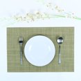 thumbnail image 2 of 4/6pcs Heat Insulated Placemats Anti-slip Washable PVC Table Mats, 2 of 8