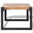 thumbnail image 3 of vidaXL Table Basse Bois d'Acacia Massif 100x60x45 cm, 3 of 4