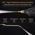 thumbnail image 4 of Amdohai 2600W Portable Steam Cleaner High Temperature Pressurized Handheld Self-control Steam Cleaning Machine With Extension Tube Brush Heads for Kitchen Bathroom Car, 4 of 8