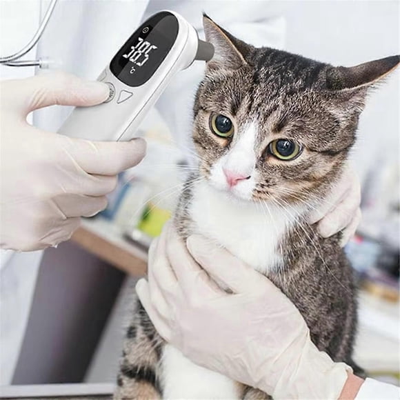 Pet Dog Cat Ear Thermometer Animal Thermometers for Cats Animal Measuring Non-Contact Electronic for Home and Clinic