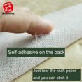 thumbnail image 3 of 45x90cm Self Adhesive Linen Fabric For DIY Handmade Crafts Gift Packaging Home Renovation Decorative Cloth By The Yard, 3 of 7