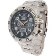 thumbnail image 2 of U.S Polo Assn. Men's Ana-Digi Silvertone Watch with Metal Band, 2 of 2