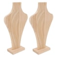 thumbnail image 3 of Necklace Display Stand, Jewelry Display Rack Light Weight Wooden Convenient 2pcs  For Professional Display L, 3 of 8