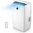 thumbnail image 1 of 14000 BTU 3-in-1 White Portable Air Conditioner, Cooling Dehumidifier AC Unit with Remote & 24H Timer, Easy Installation Window Kit for 750 Sq.Ft Bedroom Indoor Use, 1 of 6