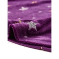 thumbnail image 5 of INSPIRE CHIC Robe Étoilée Brillante pour Femme Sans Manches Mini en Velours au Style Élégant pour Fêtes et Occasions Spéciales TP Violet Foncé, 5 of 5