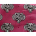 thumbnail image 4 of oneOone Tissu Georgette Viscose Imprimé Visage d'Animal au Mètre 42 Pouces de Large, 4 of 4