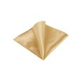 thumbnail image 1 of INSPIRE CHIC Men's Pocket Square Solid Color Handkerchiefs Self-folded For Wedding Party Champagne One Size, 1 of 4