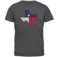 thumbnail image 1 of T-shirt pour Homme à Silhouette Usée avec Drapeau de l'État du Texas, 1 of 1