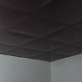thumbnail image 5 of Fasade Miniquattro Vinyl 2ft x 2ft Lay in Ceiling Panel Smoked Pewter 5 Pack, 5 of 5