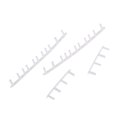 thumbnail image 4 of Badminton Racket/Racquet Stringing Grommets Eyelets Replacement Accessories - 11 Nails And Type Milky, 4 of 8