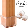 thumbnail image 1 of 4Pcs Chair Leg Protectors for Furniture Table Cover Hardwood Floors with Felt Bottom, 1 of 5