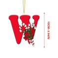 thumbnail image 3 of Vaidha 26 Letters Christmas Tree Decoration Pendant Christmas Tree Ornaments Personalized DIY Christmas Ornaments Christmas Decoration Xmas Tree Hanging Decor, 3 of 3