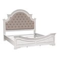 thumbnail image 1 of Magnolia Manor White King Upholstered Bed, 1 of 11