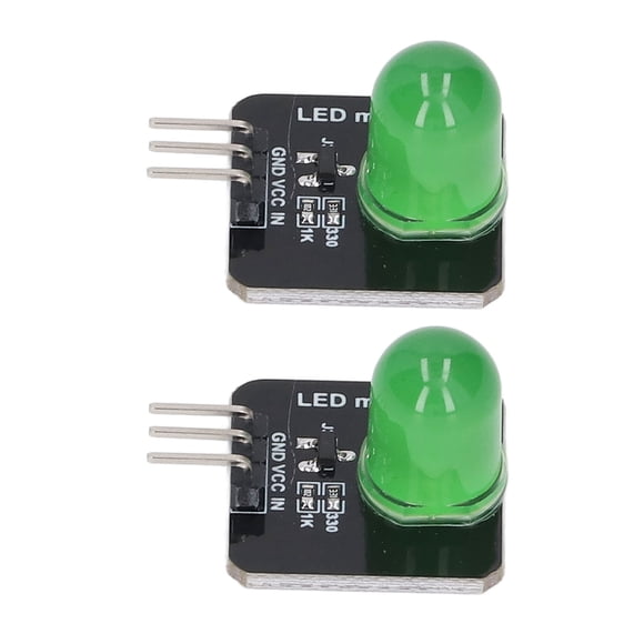 Chip Bulb, 10mm 10Pcs 3.3V-5V Wide Application LED Module For Indicator Lights MRB050A Red,MRB050B Green,MRB050C Yellow,MRB050D White,MRB050E Blue