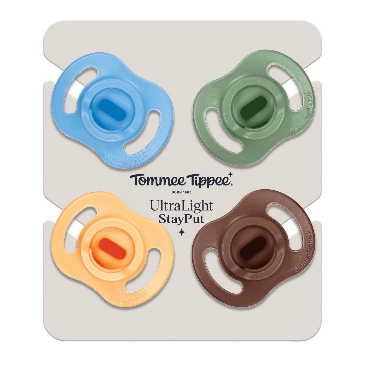 Tommee Tippee Ultra-light StayPut Pacifier, 18-36m, 4 Count