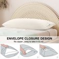 thumbnail image 2 of PiccoCasa 2 Pcs Body Pillowcases Microfiber Envelope Long Pillowcover, Queen Khaki, 2 of 8
