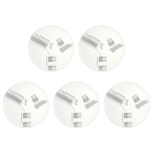 5X Plaque de Calibration Antidérapante pour Disques Vinyles LP Jauge de Distance Outil de Réglage pour Plateau Tournant