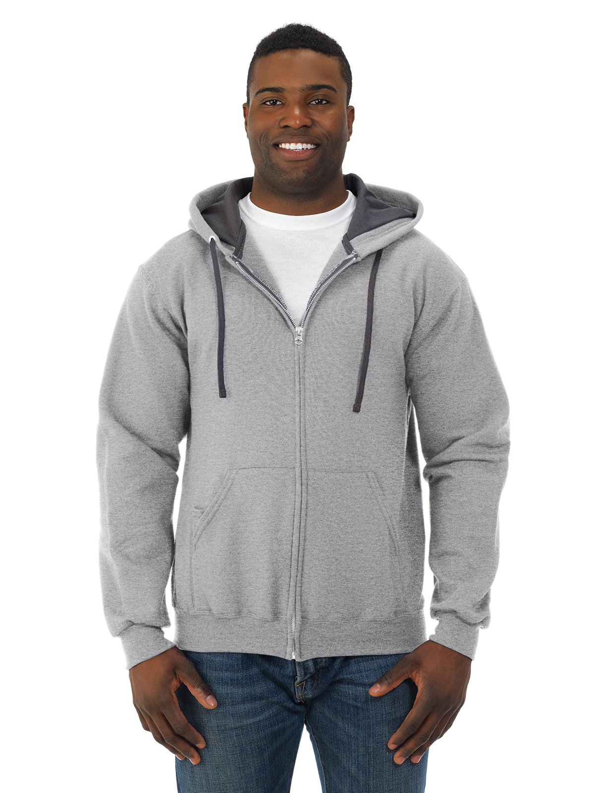 Fruit Of The Loom Mens Sofspun Full-Zip Hooded Sweatshirt, 3XL