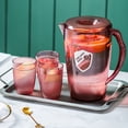 thumbnail image 4 of EGNMCR Kitchen Gadgets, Kitchen Accessories Clear Plastic Pitcher With Lid Clear Water Pitcher For Cold Drinks Iced Tea Pitcher For Lemonade Iced Tea Milk Beverages Plastic Cold water bottle, 4 of 6