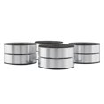 thumbnail image 1 of Base d'Isolation Support Pieds de Haut-Parleur Pare-Chocs en Alliage d'Aluminium pour Haut-Parleur Audio 4 Pcs, 1 of 8