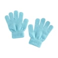 thumbnail image 2 of Meitianfacai Winter Warm Solid Color Knitted Kids Gloves Split Finger Gloves, 2 of 9