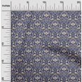 thumbnail image 2 of oneOone Cotton Flex Dark Blue Fabric Asian Block Craft Projects Decor Fabric Printed By The Yard 40 Inch Wide, 2 of 4
