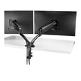 thumbnail image 4 of Insignia Dual Arm Full Motion Hydraulic Monitor Mount, Adjustable Desk Stand, Black (NS-PDMM19-C), 4 of 5