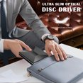 thumbnail image 4 of Nidmaw USB-C CD/DVD +/-RW optical drive, CD-ROM burner/reader/writer with USB/SD/TF interface and audio output, suitable for laptops, PCs, Macs, MacBook Air/Pro and Windows 11/10 disc players., 4 of 5