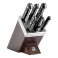 thumbnail image 1 of ZWILLING Gourmet Ensemble de 7 Pcs de Blocs Auto-Affûtants, Brun, 1 of 11
