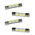 thumbnail image 4 of 4 X White LED ST6-5050-3SMD 29mm B6LED Fuse Visor Vanity Mirror Light Bulbs Makeup Mirror Light Sun Visor Map Lights, 4 of 10