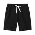 thumbnail image 4 of Cethrio Boys' Shorts Sets, Summer Cotton Drawstring 2-Piece Outfit Sets Red Size 9-10 T, 4 of 5